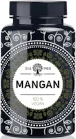 Produktbild von DiaPro Mangan-Tabletten mit 10mg Mangan pro Tablette aus Mangan-Bisglycinat 365 Stück Jahresvorrat 100% Vegan Laborgeprüft