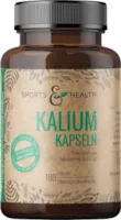 CDF Sports & Health Solutions Kalium Hochdosiert Kalium Kapseln 180 Kapseln Vegan Frei von Zusatzstoffen 616,5mg Kaliumcitrat pro Tagesdosierung - Potassium Citrate