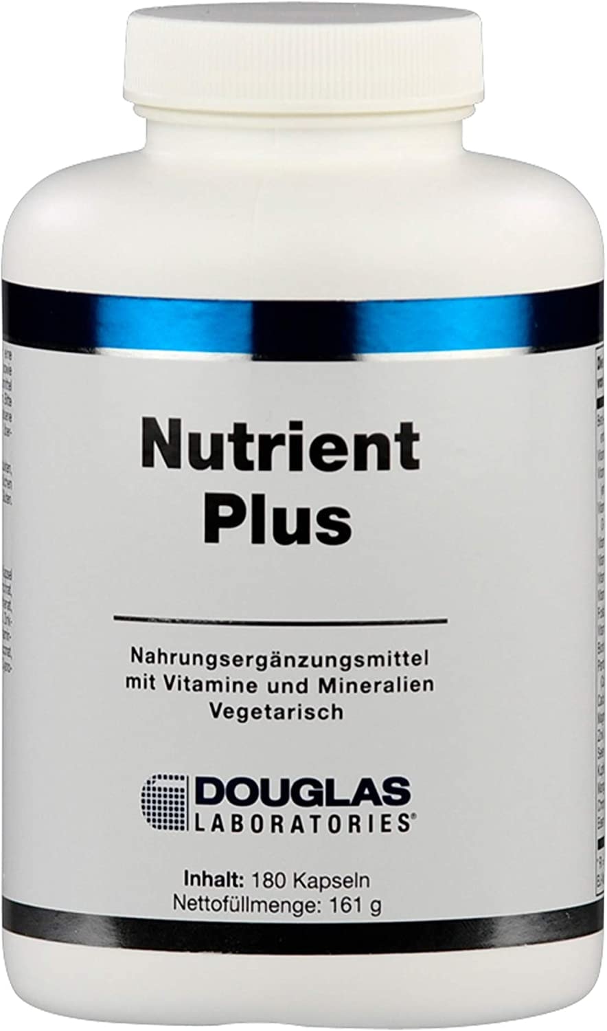 Produktbild von Douglas Laboratories Nutrient Plus - Nahrungsergänzungsmittel mit essentiellen Vitaminen und Mineralstoffe, 180 Kapseln, 160 g