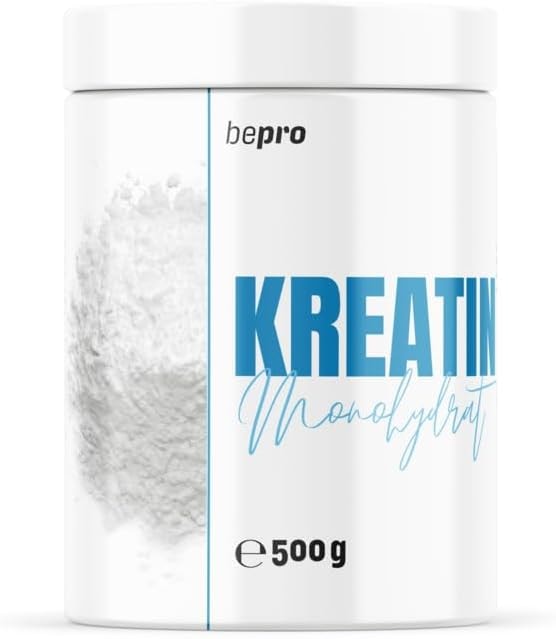 Produktbild von Bewertung betterprotein Creatin Pulver 500g Vegan Halal Meshfaktor 200 Dose Neutral Kreatin bepro®