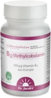 Produktbild von Bewertung Dr. Jacobs B12 Methylcobalamin das reinste Vitamin B12 für Energie Nerven und weniger Müdigkeit 500 μg Vitamin B12 pro Tablette hochdosiert 60 Lutschtabletten vegan