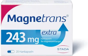 Magnetrans extra 243 mg - Magnesiumkapseln für eine schnelle Hilfe bei Muskel- und Wadenkrämpfen, bei nachgewiesenem Magnesiummangel - 1 x 20 Kapseln