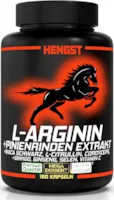 Produktbild von Bewertung aktivmen´s Mach dich HOT mit HENGST L-Arginin Pinienrinden Extrakt hochdosiert 180 Kapseln MACA schwarz L-Citrullin Ginseng Ginkgo Cordyceps 1 Dose 1x154,6g