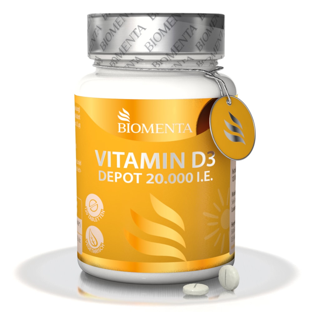 Produktbild von Bewertung BIOMENTA Vitamin D3 hochdosiert 20000 I. E.