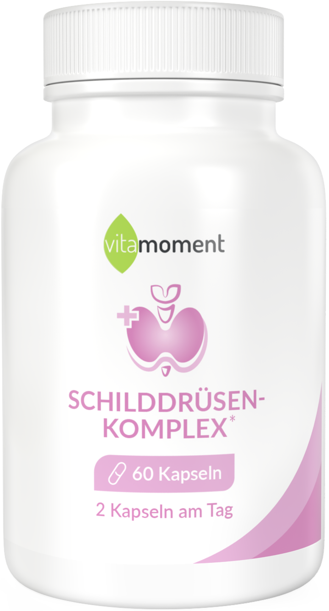 Produktbild von Bewertung vitamoment Schilddrüsen-Komplex Kapseln Jod Selen Pflanzenextrakte Schilddrüse Schilddrüsenhormone