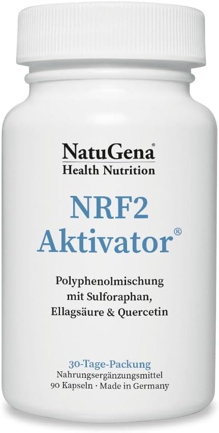 Produktbild von Bewertung NatuGena NRF2 Aktivator® Quercetin Sulforaphan Trans Resveratrol