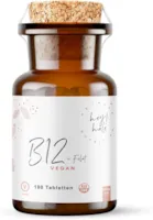 Produktbild von Bewertung Heyhale Vitamin b12 mit Folsäure B9 180 Tabletten 100% plastikfrei verpackt vegan b12 mit folsäure b12 hochdosiert b12 vegan mit folat (Glas)