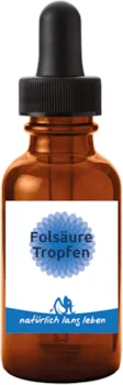 Produktbild von natürlich lang leben - Folsäure Tropfen 50 ml vegan 400 µg, natürlich lang leben® , Vitamin B9, mit Bioaktivem L-Methylfolat