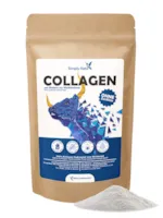 Produktbild von Simply Keto Collagen Pulver (450g) Reines Kollagen Hydrolysat aus 100% Weidehaltung - Peptide Typ 1, 2 und 3 - Frei von Hormonen und Antibiotika - aus 91% hochwertigem Protein - Geschmacksneutral