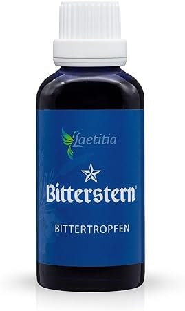 Produktbild von Bewertung Laetitia Original Bitterstern Kräutertropfen: Bitterstoffe aus 17 natürlichen Kräutern in bester Qualität Bittertropfen mit aromatisch feinen Geschmack nach Hildegard von Bingen 50 ml