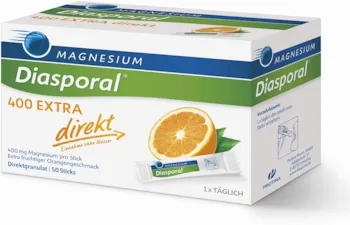 Magnesium-Diasporal 400 EXTRA direkt: Das Direktgranulat der EXTRA-KLASSE mit 400 mg Magnesium pro Stick, 50 Sticks