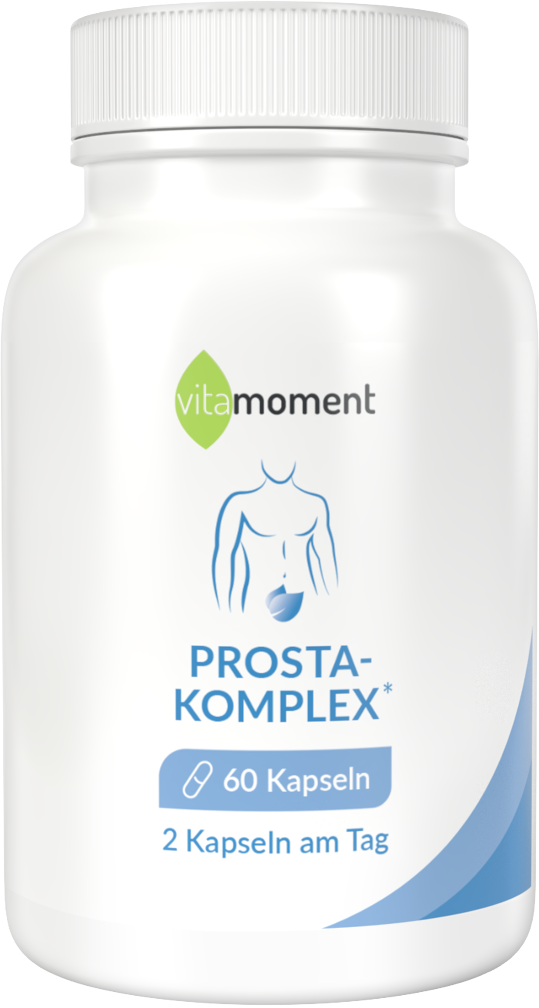 Produktbild von Bewertung vitamoment Prosta-Komplex Kapseln Mann Zink Selen Pflanzenextrakte L-Histidin Biotin Sägepalme Brennnessel Testosteronspiegel Fruchtbarkeit Energiestoffwechsel