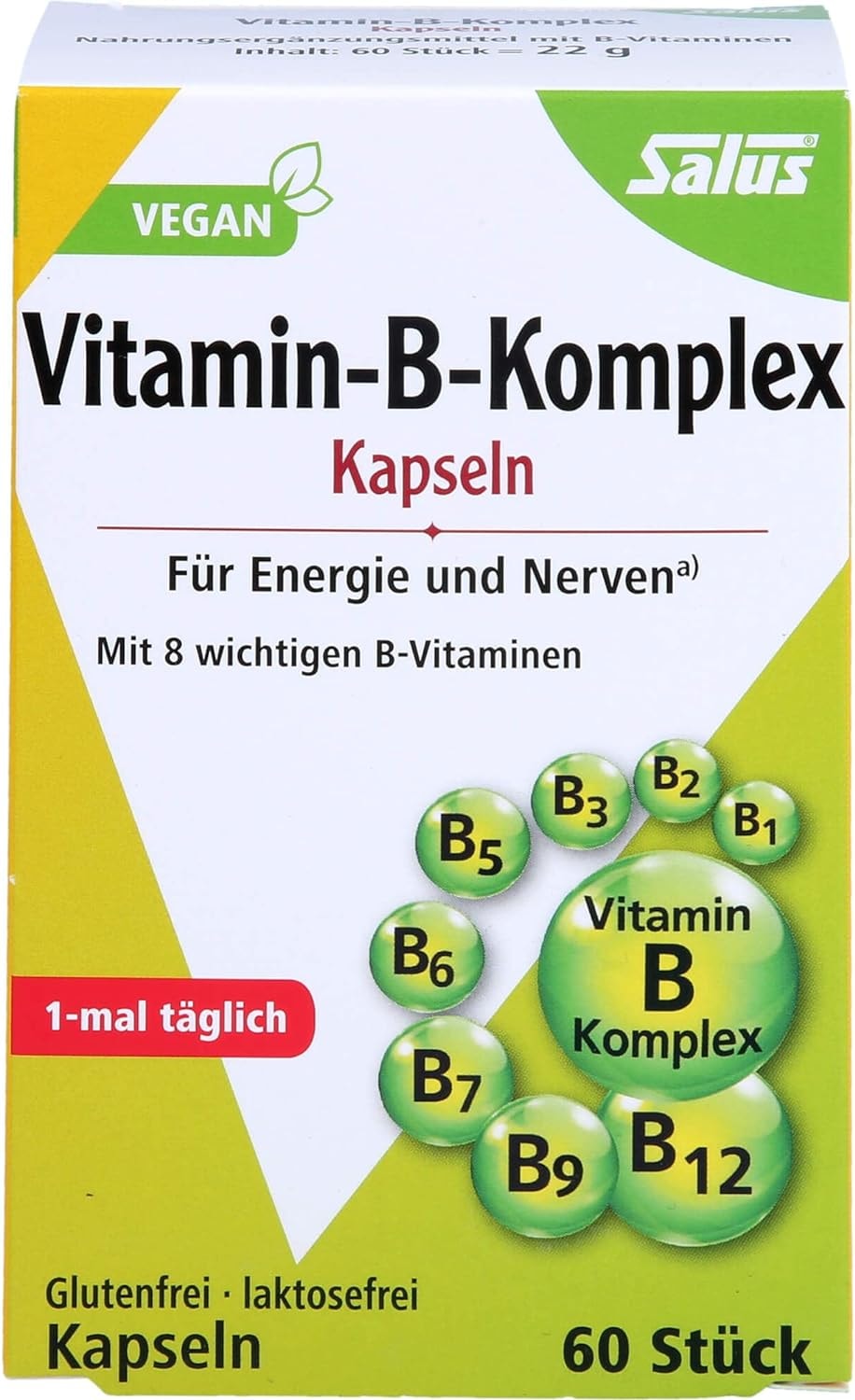 Produktbild von Bewertung Salus VITAMIN B Komplex vegetabile Kapseln Salus 60 St