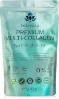 INTEROSA - Collagen Pulver Kollagen Peptide Typ 1 2 3 5 10 - Premium Collagen Complex geschmacksneutral - Hydrolysat Protein super löslich (500 g)
