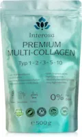 Produktbild von Bewertungsergebnis INTEROSA Collagen Pulver Kollagen Peptide Typ 1 2 3 5 10 Premium Collagen Complex geschmacksneutral Hydrolysat Protein super löslich 500 g