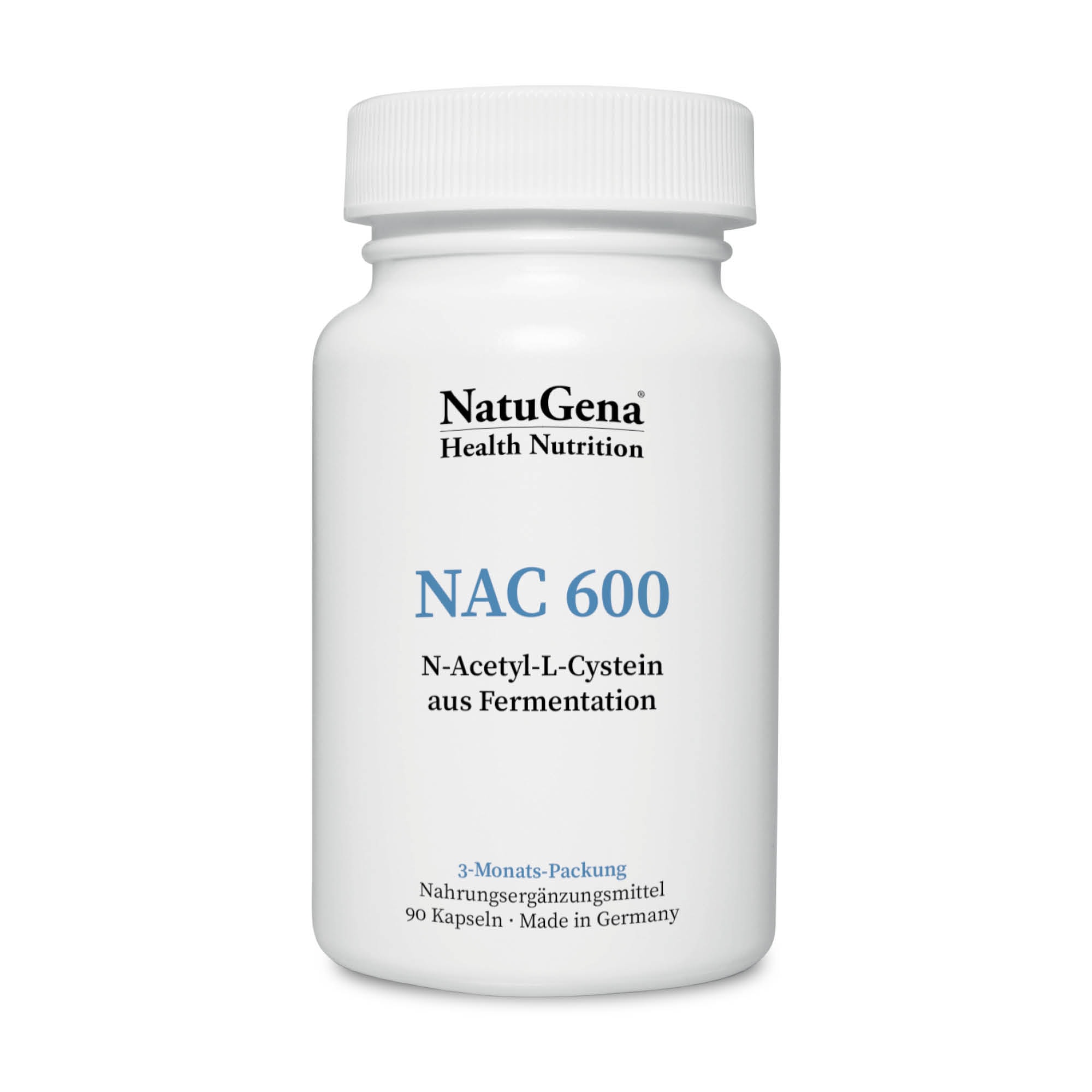 Produktbild von Bewertung NatuGena NAC 600 N Acetyl L Cystein Longevity Better Aging
