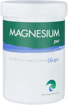 Magnesium Pur Pulver 300g Magnesiumhydrogencitrat Pulver ohne Zusätze