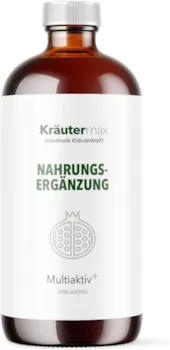 Produktbild von Kräutermax Multivitamin Saft Multiaktiv mit Granatapfel Muttersaft und Vitamin B Komplex 3 x 1000 ml