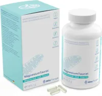 Produktbild von Bewertung MitoTherapie MagnesiumTaurat Magnesium und Taurin das Zwei in einem Magnesium 180 vegane Kapseln mit jeweils 900 mg Magnesium in seiner besten Form