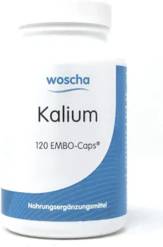 woscha KALIUM 120 Embo-Kaps (100g) (vegan)