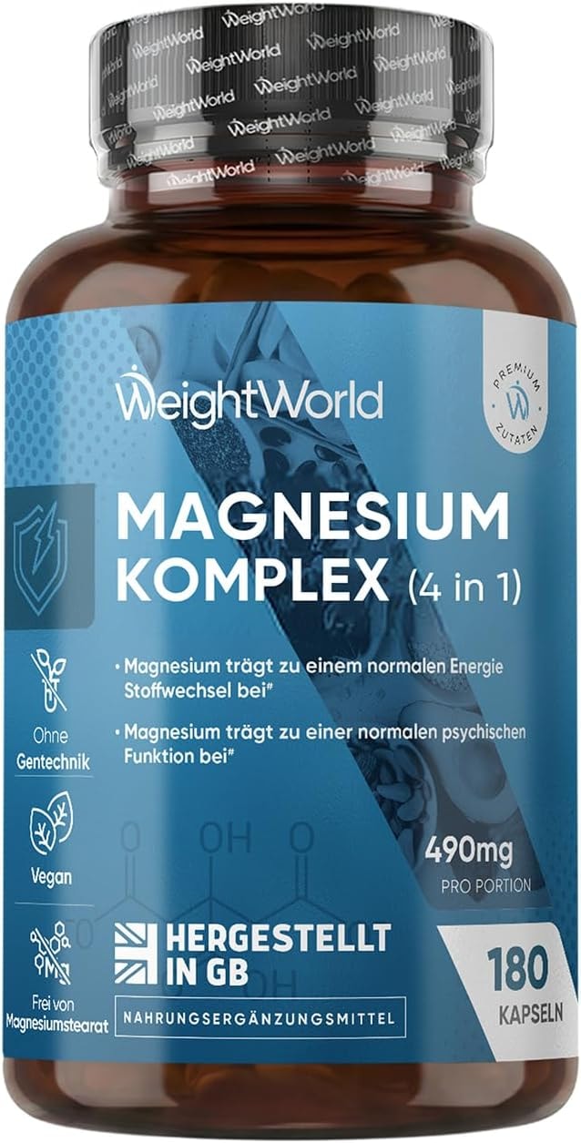Produktbild von Bewertung WeightWorld Magnesium Komplex 4