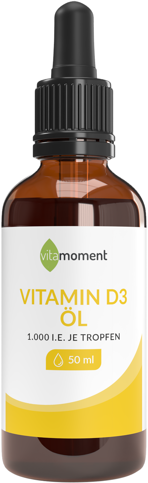 Produktbild von Bewertung vitamoment Vitamin-D3-Öl Flüssigkeit Vitamin D Kokosöl Immunsystem Knochen Muskeln