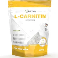 Produktbild von Bewertung BIOTARY L-Carnitin Pure 400g reines Pulver ohne Zusätze 133 Portionen 3000 mg Carnitinpulver 100% L-Carnitin Tartrat Laborgeprüft Vegan Hochdosiert Premium Qualität