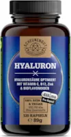 SCHEUNENGUT Hyaluron Kapseln 1220mg je Tagesdosis WICHTIG: 1220mg Hyaluronsäure PLUS Vitamin C, B12 & Zink für optimale Wirkung 120 Kapseln (500-700 kDa) Vegan & Laborgeprüft aus DE SCHEUNENGUT®