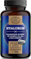 Produktbild von SCHEUNENGUT Hyaluron Kapseln 1220mg je Tagesdosis WICHTIG: 1220mg Hyaluronsäure PLUS Vitamin C, B12 & Zink für optimale Wirkung 120 Kapseln (500-700 kDa) Vegan & Laborgeprüft aus DE SCHEUNENGUT®