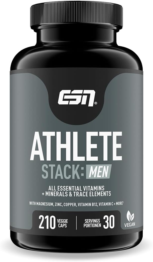 Produktbild von Bewertung ESN Athlete Stack Men, 210 Kapseln