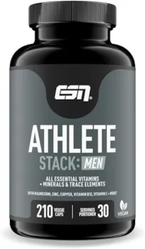Produktbild von Bewertung ESN Athlete Stack Men, 210 Kapseln