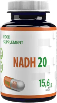 Hepatica NADH 20mg 60 Vegan Kapseln, Laborgeprüft, Hochdosiert, Nicht GVO