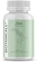 Produktbild von Biotanicals - Zink Kapseln (120 Stück) - Pflanzliches Zink aus natürlichem Buchweizenkeim Pulver - Laborgeprüft - CO2 neutral & kompostierbare Dose - vegan