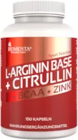 Produktbild von Bewertung BIOMENTA L-Arginin Citrullin 150 Arginin Citrullin Kapseln hochdosiert mit L-Arginine Base L Citrullin Malat BCAAs und Zink Premiumqualität