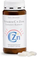 Produktbild von Bewertung Sanct Bernhard Vitamin C und Zink Langzeit-Kapseln mit 300 mg Vitamin C und 5mg Zink 180 Kapseln