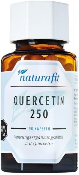 Produktbild von Bewertung naturafit Quercentin 250mg 90 St. Kapseln