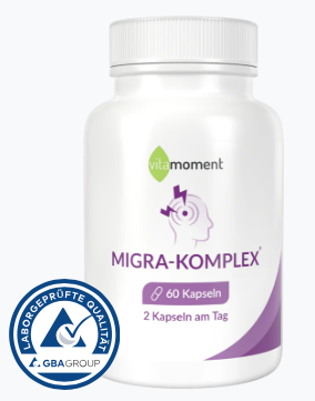 Produktbild von Bewertung vitamoment Migra-Komplex Kapseln Magnesium L-Carnitin B-Vitamine Nervensystem Muskeln Energiestoffwechsel