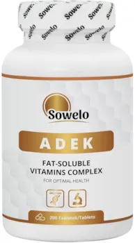 Produktbild von Sowelo Vitamin A D E K Vitamine 200 Tabletten