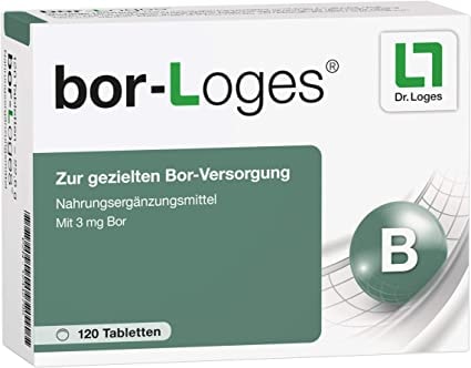 Produktbild von Dr. Loges - bor-Loges® - 120 Tabletten - Zur gezielten Bor-Versorgung Besuche den Dr. Loges-Store