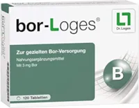 Produktbild von Dr. Loges - bor-Loges® - 120 Tabletten - Zur gezielten Bor-Versorgung Besuche den Dr. Loges-Store