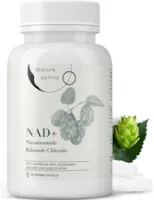 Nature spring Nicotinamide Riboside NAD+ Kapseln 500mg für straffe und junge Haut +1 Monat Kur Für Anti-Aging, Haut & Energie | Vegan | Laborgeprüft in DE