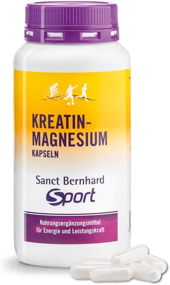 Produktbild von Bewertung Sanct Bernhard Sport Kreatin Magnesium Kapseln