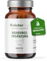Produktbild von Bewertung Kräutermax NADH Kapseln NADH Hochdosiert mit Nicotinamid-Adenin-Dinucleotid-Hydrid NADH 20mg nach der originalen Kräutermax Rezeptur Coenzym Kapseln 1 x 60 Stück