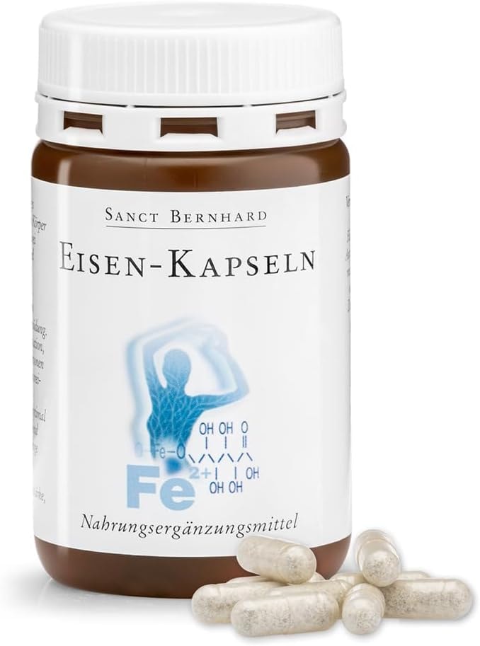 Produktbild von Bewertung Sanct Bernhard Eisen-Kapseln mit Eisen-II-gluconat 120 Kapseln