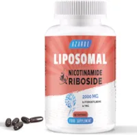 Produktbild von Bewertung AZAROE Liposomales Nicotinamid Ribosid 2000 mg mit TMG und Pterostilben Effizienter als NMN, Boost NAD+ Unterstützung des zellulären Energiestoffwechsels 60 Stück