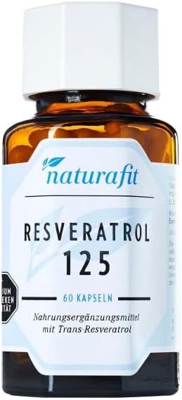 Produktbild von Bewertung naturafit Resveratrol 125 Kapseln 60 St. Kapseln