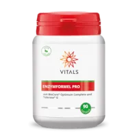 Produktbild von Bewertung VITALS ENZYMFORMEL PRO Kapseln KOHLENHYDRAT-, EIWEISS- FETTSPALTENDE ENZYME (BIOCORE® OPTIMUM COMPLETE) GLUTENSPALTENDES ENZYM (TOLERASE® G) aus Fermentation Artikelnummer V4638