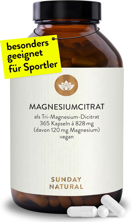 Produktbild von Bewertung SUNDAY NATURAL Magnesium Citrat