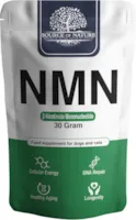 Produktbild von Bewertung SOURCE OF NATURE Pure Uthever NMN Nicotinamid Mononucleotid 99,9% NAD Vorläufer 30g für Hunde und Katzen Premium Qualität NAD Booster