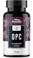 Produktbild von Bewertung Actively NUTRITION OPC Traubenkernextrakt 240 Kapseln sehr hochdosiert mit 1000mg Extrakt und 670mg natürlich reinem OPC je Tagesdosis nach HPLC laborgeprüftes OPC aus europäischen Weintrauben vegan